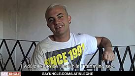 Latinleche - Horny Latino Boy Sucks Big Dick