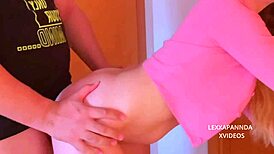 Petite Blonde Teen Bends Over For Deepthroat And Hard Doggystyle Sex