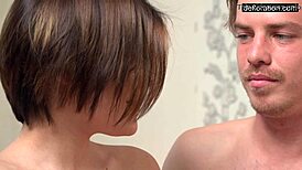 How does Julia Lepenyhal handle her hardcore virgin defloration?