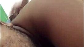 Black bull with big cock dominates in amateur porn video