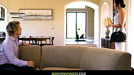 Femdom Gagging Deepthroat Handjob Assfucking Cumshot