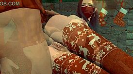 New Years Eve Sex with an Asian Woman in 3D Animation