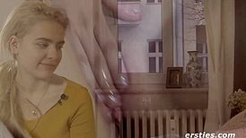 amateur lesbians play with toys