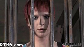 Restrained Gal Gets Punished With Ball Licking, Blowjob, And Rough Fucking Her Wet Pussy