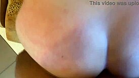 Ever seen a Tinder girl bent over for hard pounding on the first date? Redhead takes it rough in POV.