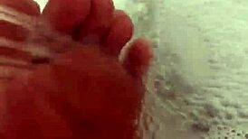 Taking Off My Nylon for a Refreshing Shower Experience