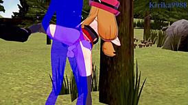 Serena and bea saito and the old man intense sex - pokémon hentai