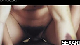 milf rides to orgasm, big tits bouncing