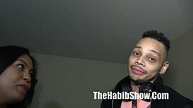 Dominican freaks rip clothes in intense threesome gangbang with BBC on Leona Banks