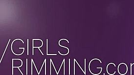 GirlsRimming offers massage with Amirah Adara bent over for intense ass licking