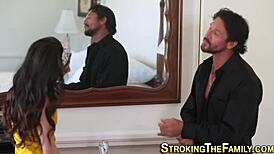 Latina Stepteen 18+ Blows Mature Uncle's Cock