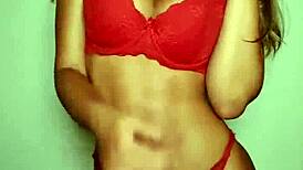 briana banderas showing off her big ass and tits in lingerie 😍