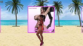 Lacey Plays With Toys During Her Workout, Showing Off Her Big Tits