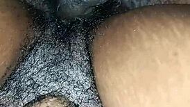 I watched an old man breed a mature ebony milf with a deep creampie. Pure chocolate heat!