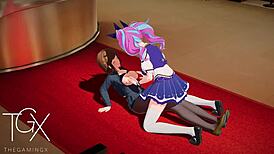 Nobara Fucks Futanari In Jujutsu Hentai Lesbian Scene