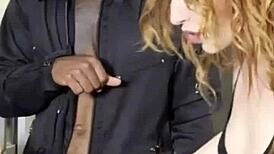 couple of bisexual girls sharing the plumber's big black cock