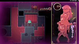 Hey, have you seen Kanae's futanari maze adventure in layer two of this wild anime game?