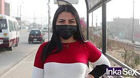 la super culona venezolana ginezflowrs lost in lima tries her first black cock with a stranger