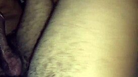 Black bull with big cock dominates in amateur porn video