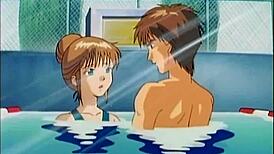 Shy wet anime teen babe ready for some hardcore fun, huh? 😜