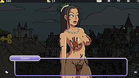 Oral sex and anal in anime brothel gameplay