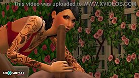 yo, blacklove and ulrikefaust get wild in the sims 4!