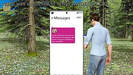 ripples in 3d cartoon anime game