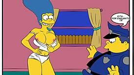História Em Quadrinho Pornô - Simpsons Cartoon Paródia Sexo Policial! 😂
