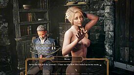 सेक्सी कपड़ों वाली रानी नौकर संग लजीज थ्रीसम चुदाई