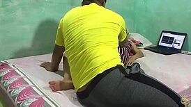 stepbrother seduces stepsister and fucks her big blonde ass