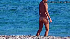 ever think a natural girl enjoys nudism at a public beach?