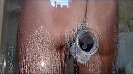i caught my stepsister with stepmom's dildo in shower