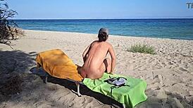 ever think a natural girl enjoys nudism at a public beach?