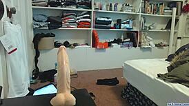 Curvy Pawg Teen 18+ Rides Big Dildo On Cam!