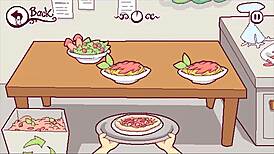 Futanari Chef Takes Huge Cock In Ass. Game Ep 5 Explodes With Cumshot.