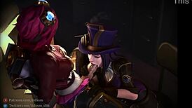 Caitlyn Stars In An Exciting Anime Cartoon Adventure Full Of Fun And Thrills!