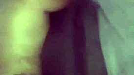 Amateur couple fucking at home after the party 😏