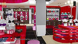 ripples in 3d cartoon anime game