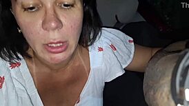 I got fucked by uber driver and drank cum 😏