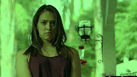 so this slutty stepdaughter got drilled hard, riding cowgirl style. man, she was creamed all over!