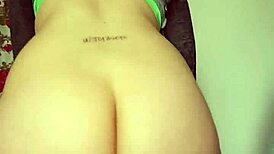 Mexican latina twerks naked with big ass in intense perreo