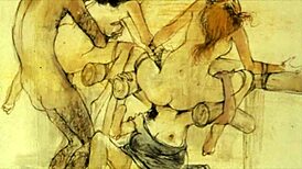 Vintage erotic illustration