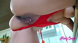 Novinha addicted to cum wants bareback fucking