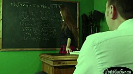 European man gets a blowjob with cum on his face