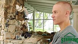 Teen gets fucked blindfolded by stepbrother and boyfriend in wild setup.