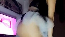 Damn, Play Boy Bunny flashes her dripping wet pussy just for you!