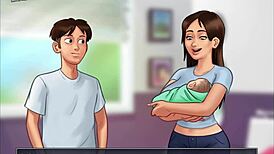 oh wow, bent over for doggystyle with shaved pussy and small tits!