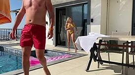 Backstage Amateur Couple’s Funny Outdoor Sex Session!