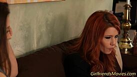 Gorgeous lesbian babe licking and fingering her horny teen partner