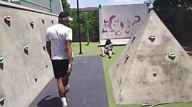 my neighbor is so kind, but i seduce him to bang me at home!